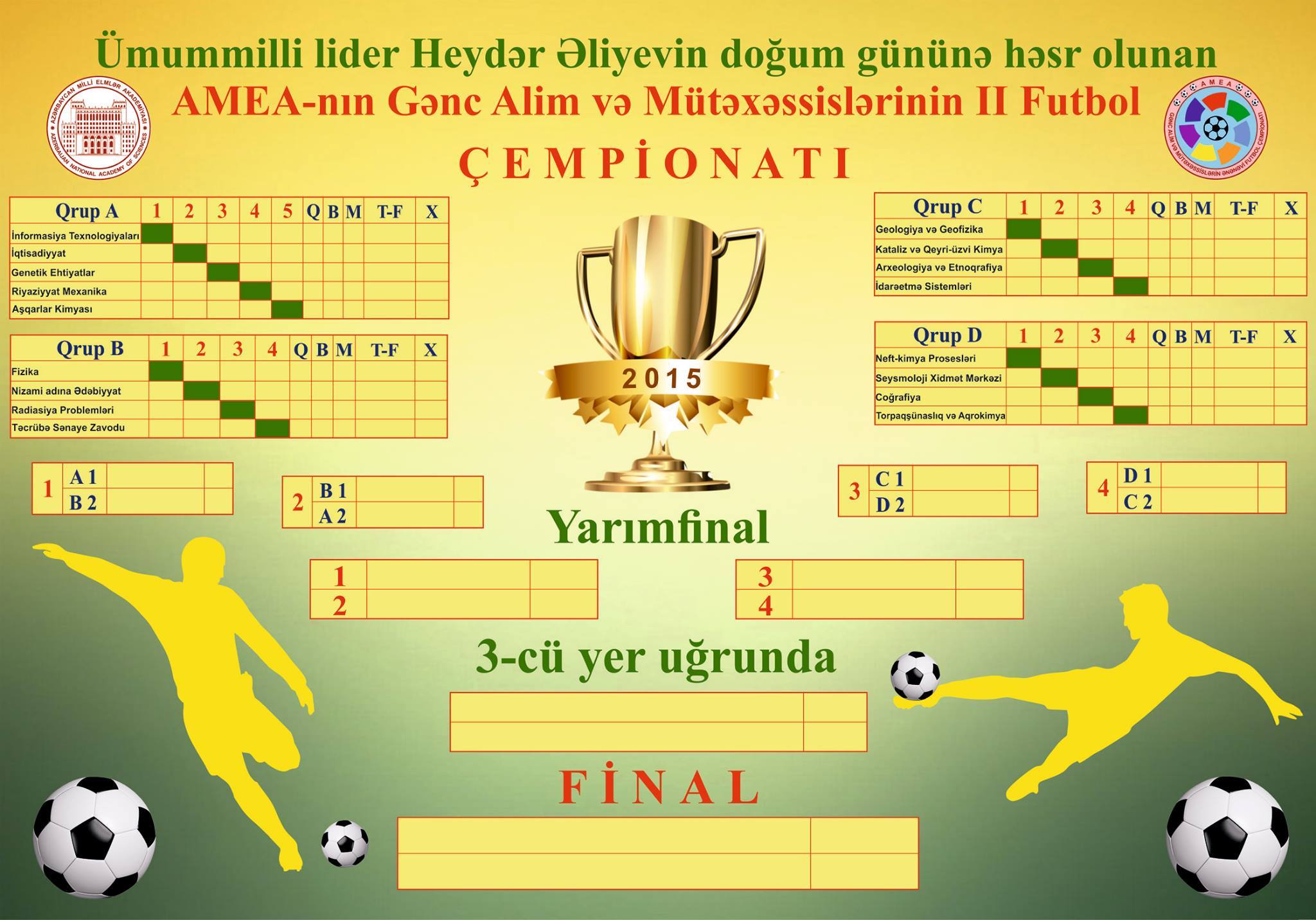 Gənc Alim və Mütəxəssislər Şurasının növbəti futbol çempionatı keçiriləcək, Elm və Təhsil Nazirliyi, Elm ve Tehsil Nazirliyi, Azərbaycan Respublikası Elm və Təhsil Nazirliyi, Azerbaycan Respublikasi Elm ve Tehsil Nazirliyi, Elm və Ali Təhsil üzrə Dövlət Agentliyi, Elm və Ali Təhsil, AMEA, Azərbaycan Milli Elmlər Akademiyası, Elmler Akademiyasi, İnformasiya Texnologiyaları İnstitutu, İnformasiya Texnologiyaları, AMEA ITI, AMEA İTİ, İTİ, ITI, ikt.az, ict.az, ict, ikt, www.ict.az, www.ikt.az, Rasim Aliguliyev, Rasim Əliquliyev, RM Əliquliyev, Əliquliyev Rasim, Academician Rasim Aliguliyev