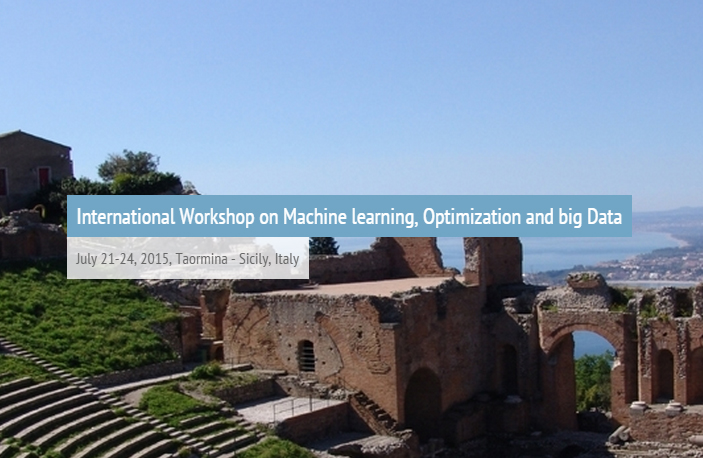 “International Workshop on machine learning, optimization and Big Data - MOD 2015” keçiriləcək, Elm və Təhsil Nazirliyi, Elm ve Tehsil Nazirliyi, Azərbaycan Respublikası Elm və Təhsil Nazirliyi, Azerbaycan Respublikasi Elm ve Tehsil Nazirliyi, Elm və Ali Təhsil üzrə Dövlət Agentliyi, Elm və Ali Təhsil, AMEA, Azərbaycan Milli Elmlər Akademiyası, Elmler Akademiyasi, İnformasiya Texnologiyaları İnstitutu, İnformasiya Texnologiyaları, AMEA ITI, AMEA İTİ, İTİ, ITI, ikt.az, ict.az, ict, ikt, www.ict.az, www.ikt.az, Rasim Aliguliyev, Rasim Əliquliyev, RM Əliquliyev, Əliquliyev Rasim, Academician Rasim Aliguliyev