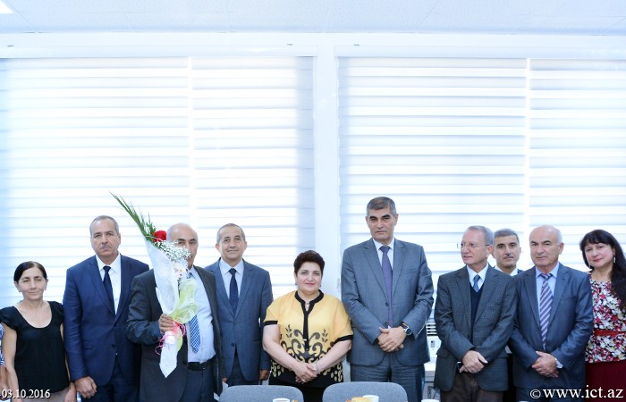 Institute of Information Technology of ANAS. The chief project engineer of the Institute -Phd  Makrufa Hajırahimova celebrates her 60th anniversary!