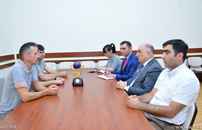 Presidium of ANAS.  A meeting with Eimantas Serpenskas, Vilius Palubinskas and Justas Umbrasas,specialists from  LITNET