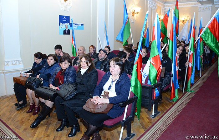 Academician Rasim Alguliev participated in the meeting with voters of Garadagh district