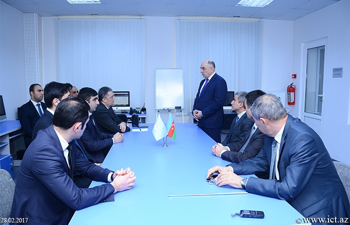 Institue of Information Technology of ANAS. A meeting with Minister of Education of Azerbaijan Republic Farhad Amirbayov
