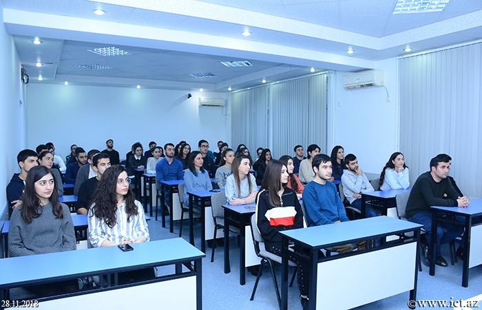 Institute of Information Technology of ANAS. Trainings for students of Baku State University were held at the Training Innovation Center of the Institute
