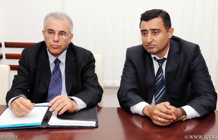 Institute of Information Technology of ANAS. Meeting with the head of Electrical Engineering and Computer Science Department, University of the South Dakota, Professor Kazem Sohraby