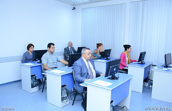 Institute of Institute Information Technoogy of ANAS.Training Innovation Center hosted externship doctoral examinations