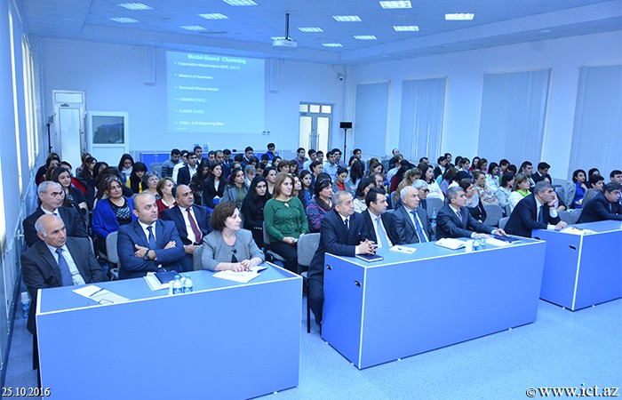 Institute of Information Technology of ANAS.The head of department, DSc. Ramiz Aliguliyev delivered a report on subject “Algorithms of large data clustering”