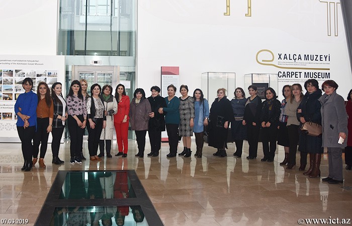 Azerbaijan Carpet Museum. The staff of the Institute visited Azerbaijan Carpet Museum