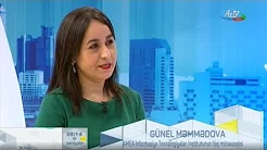 AMEA İTİ-nin baş mütəxəssisi Günel Məmmədova AzTV-nin "Telesəhər" proqramında