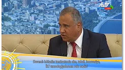 Head of IIT Department of ANAS Alovsat Aliyev speaks to AzTV's "Seher" program