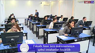 Entrance doctoral exams in philosophy is held