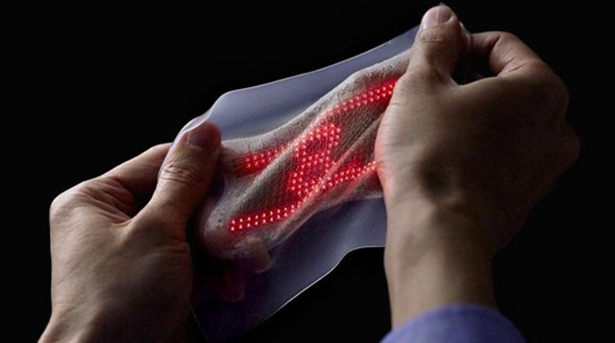 Japanese scientists invented the skin display