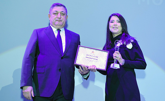 The employee of the Institute was awarded a diploma for her successful activity in 2018