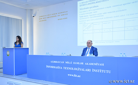 “Bulud texnologiyalarında informasiya təhlükəsizliyinin təmin edilməsi üçün metod və alqoritmlərin işlənməsi” mövzusu üzrə əldə olunan elmi-nəzəri nəticələr təqdim olundu, Elm və Təhsil Nazirliyi, Elm ve Tehsil Nazirliyi, Azərbaycan Respublikası Elm və Təhsil Nazirliyi, Azerbaycan Respublikasi Elm ve Tehsil Nazirliyi, Elm və Ali Təhsil üzrə Dövlət Agentliyi, Elm və Ali Təhsil, AMEA, Azərbaycan Milli Elmlər Akademiyası, Elmler Akademiyasi, İnformasiya Texnologiyaları İnstitutu, İnformasiya Texnologiyaları, AMEA ITI, AMEA İTİ, İTİ, ITI, ikt.az, ict.az, ict, ikt, www.ict.az, www.ikt.az, Rasim Aliguliyev, Rasim Əliquliyev, RM Əliquliyev, Əliquliyev Rasim, Academician Rasim Aliguliyev