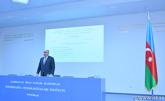 AMEA İnformasiya Texnologiyaları İnstitutunda illik hesabat iclasları başlandı, Elm və Təhsil Nazirliyi, Elm ve Tehsil Nazirliyi, Azərbaycan Respublikası Elm və Təhsil Nazirliyi, Azerbaycan Respublikasi Elm ve Tehsil Nazirliyi, Elm və Ali Təhsil üzrə Dövlət Agentliyi, Elm və Ali Təhsil, AMEA, Azərbaycan Milli Elmlər Akademiyası, Elmler Akademiyasi, İnformasiya Texnologiyaları İnstitutu, İnformasiya Texnologiyaları, AMEA ITI, AMEA İTİ, İTİ, ITI, ikt.az, ict.az, ict, ikt, www.ict.az, www.ikt.az, Rasim Aliguliyev, Rasim Əliquliyev, RM Əliquliyev, Əliquliyev Rasim, Academician Rasim Aliguliyev