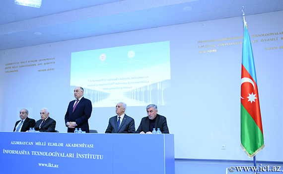 “AzScienceNet: mövcud vəziyyəti, imkanları və inkişaf perspektivləri” mövzusu üzrə respublika elmi-praktiki seminarı keçirildi, Elm və Təhsil Nazirliyi, Elm ve Tehsil Nazirliyi, Azərbaycan Respublikası Elm və Təhsil Nazirliyi, Azerbaycan Respublikasi Elm ve Tehsil Nazirliyi, Elm və Ali Təhsil üzrə Dövlət Agentliyi, Elm və Ali Təhsil, AMEA, Azərbaycan Milli Elmlər Akademiyası, Elmler Akademiyasi, İnformasiya Texnologiyaları İnstitutu, İnformasiya Texnologiyaları, AMEA ITI, AMEA İTİ, İTİ, ITI, ikt.az, ict.az, ict, ikt, www.ict.az, www.ikt.az, Rasim Aliguliyev, Rasim Əliquliyev, RM Əliquliyev, Əliquliyev Rasim, Academician Rasim Aliguliyev