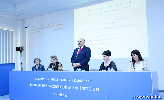 İnformasiya Texnologiyaları İnstitutunda Qadınlar Şurası yaradıldı, Elm və Təhsil Nazirliyi, Elm ve Tehsil Nazirliyi, Azərbaycan Respublikası Elm və Təhsil Nazirliyi, Azerbaycan Respublikasi Elm ve Tehsil Nazirliyi, Elm və Ali Təhsil üzrə Dövlət Agentliyi, Elm və Ali Təhsil, AMEA, Azərbaycan Milli Elmlər Akademiyası, Elmler Akademiyasi, İnformasiya Texnologiyaları İnstitutu, İnformasiya Texnologiyaları, AMEA ITI, AMEA İTİ, İTİ, ITI, ikt.az, ict.az, ict, ikt, www.ict.az, www.ikt.az, Rasim Aliguliyev, Rasim Əliquliyev, RM Əliquliyev, Əliquliyev Rasim, Academician Rasim Aliguliyev
