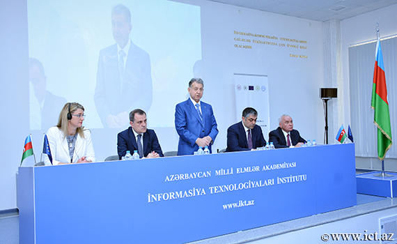 “Azərbaycan elm və təhsilinin Avropaya inteqrasiya olunmasında GEANT şəbəkəsinin rolu” mövzusunda toplantı keçirildi, Elm və Təhsil Nazirliyi, Elm ve Tehsil Nazirliyi, Azərbaycan Respublikası Elm və Təhsil Nazirliyi, Azerbaycan Respublikasi Elm ve Tehsil Nazirliyi, Elm və Ali Təhsil üzrə Dövlət Agentliyi, Elm və Ali Təhsil, AMEA, Azərbaycan Milli Elmlər Akademiyası, Elmler Akademiyasi, İnformasiya Texnologiyaları İnstitutu, İnformasiya Texnologiyaları, AMEA ITI, AMEA İTİ, İTİ, ITI, ikt.az, ict.az, ict, ikt, www.ict.az, www.ikt.az, Rasim Aliguliyev, Rasim Əliquliyev, RM Əliquliyev, Əliquliyev Rasim, Academician Rasim Aliguliyev