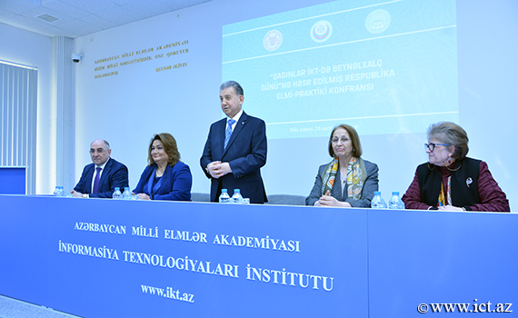 “Qadınlar İKT-də Beynəlxalq Günü”nə həsr edilmiş respublika elmi-praktiki konfransı keçirildi, Elm və Təhsil Nazirliyi, Elm ve Tehsil Nazirliyi, Azərbaycan Respublikası Elm və Təhsil Nazirliyi, Azerbaycan Respublikasi Elm ve Tehsil Nazirliyi, Elm və Ali Təhsil üzrə Dövlət Agentliyi, Elm və Ali Təhsil, AMEA, Azərbaycan Milli Elmlər Akademiyası, Elmler Akademiyasi, İnformasiya Texnologiyaları İnstitutu, İnformasiya Texnologiyaları, AMEA ITI, AMEA İTİ, İTİ, ITI, ikt.az, ict.az, ict, ikt, www.ict.az, www.ikt.az, Rasim Aliguliyev, Rasim Əliquliyev, RM Əliquliyev, Əliquliyev Rasim, Academician Rasim Aliguliyev
