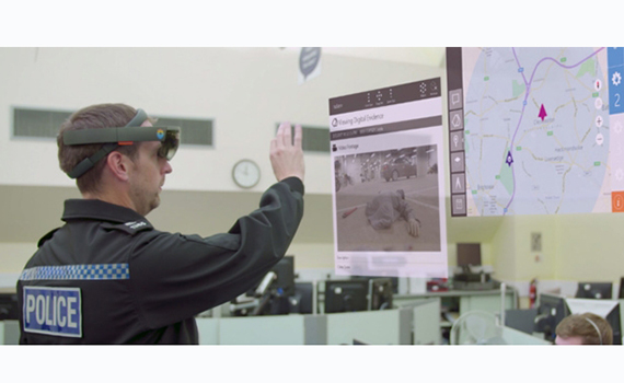 Policemen are delighted with the use of HoloLens in work