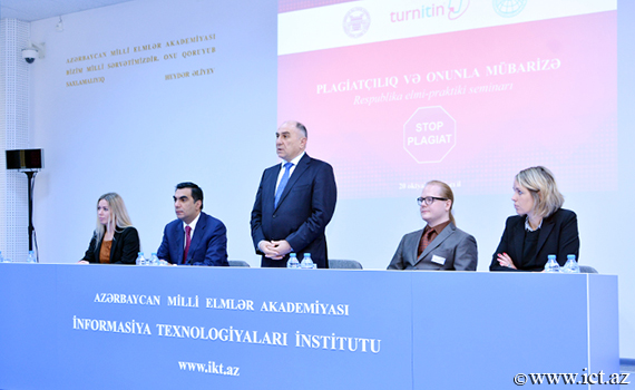 “Plagiatçılıq və onunla mübarizə” mövzusunda respublika elmi-praktiki seminarı keçirildi, Elm və Təhsil Nazirliyi, Elm ve Tehsil Nazirliyi, Azərbaycan Respublikası Elm və Təhsil Nazirliyi, Azerbaycan Respublikasi Elm ve Tehsil Nazirliyi, Elm və Ali Təhsil üzrə Dövlət Agentliyi, Elm və Ali Təhsil, AMEA, Azərbaycan Milli Elmlər Akademiyası, Elmler Akademiyasi, İnformasiya Texnologiyaları İnstitutu, İnformasiya Texnologiyaları, AMEA ITI, AMEA İTİ, İTİ, ITI, ikt.az, ict.az, ict, ikt, www.ict.az, www.ikt.az, Rasim Aliguliyev, Rasim Əliquliyev, RM Əliquliyev, Əliquliyev Rasim, Academician Rasim Aliguliyev