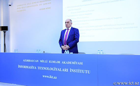 Academician Rasim Alguliyev: "Our main goal is to further develop the scientific potential of the institute"