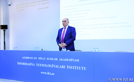 Akademik Rasim Əliquliyev: “Əsas məqsədimiz institutun elmi potensialını daha da inkişaf etdirməkdir”, Elm və Təhsil Nazirliyi, Elm ve Tehsil Nazirliyi, Azərbaycan Respublikası Elm və Təhsil Nazirliyi, Azerbaycan Respublikasi Elm ve Tehsil Nazirliyi, Elm və Ali Təhsil üzrə Dövlət Agentliyi, Elm və Ali Təhsil, AMEA, Azərbaycan Milli Elmlər Akademiyası, Elmler Akademiyasi, İnformasiya Texnologiyaları İnstitutu, İnformasiya Texnologiyaları, AMEA ITI, AMEA İTİ, İTİ, ITI, ikt.az, ict.az, ict, ikt, www.ict.az, www.ikt.az, Rasim Aliguliyev, Rasim Əliquliyev, RM Əliquliyev, Əliquliyev Rasim, Academician Rasim Aliguliyev