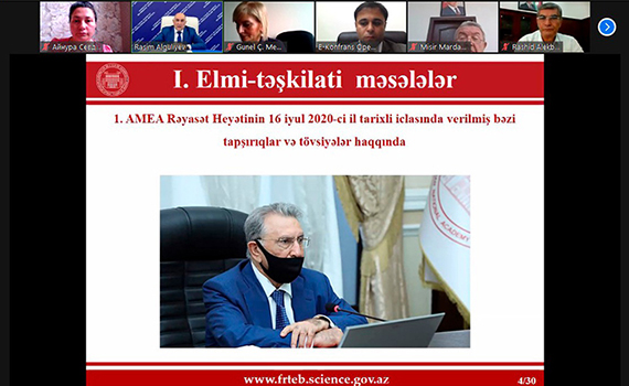 Fizika-Riyaziyyat və Texnika Elmləri Bölməsinin Elmi Şurasının növbəti onlayn iclası keçirilib, Elm və Təhsil Nazirliyi, Elm ve Tehsil Nazirliyi, Azərbaycan Respublikası Elm və Təhsil Nazirliyi, Azerbaycan Respublikasi Elm ve Tehsil Nazirliyi, Elm və Ali Təhsil üzrə Dövlət Agentliyi, Elm və Ali Təhsil, AMEA, Azərbaycan Milli Elmlər Akademiyası, Elmler Akademiyasi, İnformasiya Texnologiyaları İnstitutu, İnformasiya Texnologiyaları, AMEA ITI, AMEA İTİ, İTİ, ITI, ikt.az, ict.az, ict, ikt, www.ict.az, www.ikt.az, Rasim Aliguliyev, Rasim Əliquliyev, RM Əliquliyev, Əliquliyev Rasim, Academician Rasim Aliguliyev