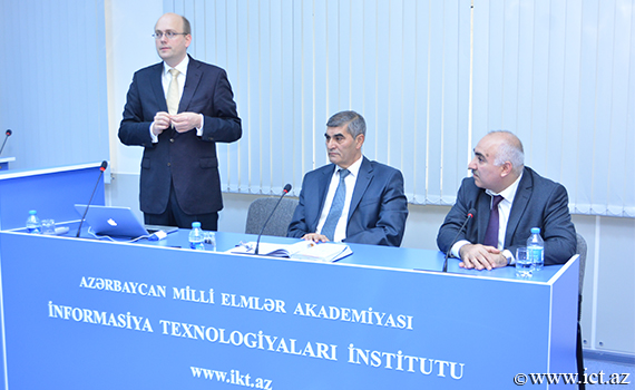 “Eljakim Information Technology” şirkətinin rəhbəri İnformasiya Texnologiyaları İnstitutunda məruzə ilə çıxış etdi, Elm və Təhsil Nazirliyi, Elm ve Tehsil Nazirliyi, Azərbaycan Respublikası Elm və Təhsil Nazirliyi, Azerbaycan Respublikasi Elm ve Tehsil Nazirliyi, Elm və Ali Təhsil üzrə Dövlət Agentliyi, Elm və Ali Təhsil, AMEA, Azərbaycan Milli Elmlər Akademiyası, Elmler Akademiyasi, İnformasiya Texnologiyaları İnstitutu, İnformasiya Texnologiyaları, AMEA ITI, AMEA İTİ, İTİ, ITI, ikt.az, ict.az, ict, ikt, www.ict.az, www.ikt.az, Rasim Aliguliyev, Rasim Əliquliyev, RM Əliquliyev, Əliquliyev Rasim, Academician Rasim Aliguliyev