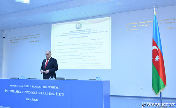 Rasim Aliquliyev: “Intellectual cadres must be trained in the field of software engineering”