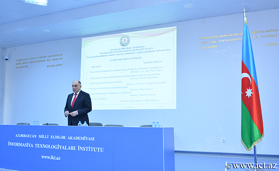 Akademik Rasim Əliquliyev: “Proqram mühəndisliyi sahəsində intellektual kadrlar yetişdirilməlidir”, Elm və Təhsil Nazirliyi, Elm ve Tehsil Nazirliyi, Azərbaycan Respublikası Elm və Təhsil Nazirliyi, Azerbaycan Respublikasi Elm ve Tehsil Nazirliyi, Elm və Ali Təhsil üzrə Dövlət Agentliyi, Elm və Ali Təhsil, AMEA, Azərbaycan Milli Elmlər Akademiyası, Elmler Akademiyasi, İnformasiya Texnologiyaları İnstitutu, İnformasiya Texnologiyaları, AMEA ITI, AMEA İTİ, İTİ, ITI, ikt.az, ict.az, ict, ikt, www.ict.az, www.ikt.az, Rasim Aliguliyev, Rasim Əliquliyev, RM Əliquliyev, Əliquliyev Rasim, Academician Rasim Aliguliyev