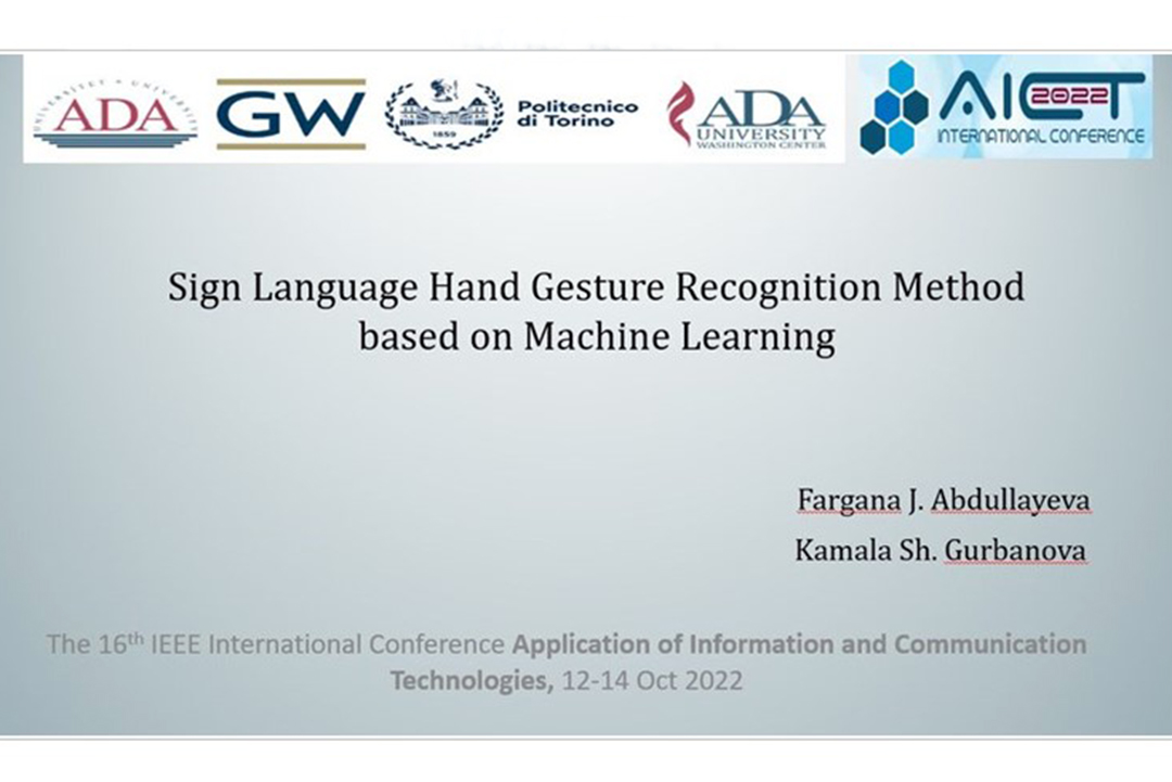Əl jestlərinin tanınması üçün təklif edilmiş üsul Vaşinqtonda keçirilən beynəlxalq konfransda təqdim olunub, Elm və Təhsil Nazirliyi, Elm ve Tehsil Nazirliyi, Azərbaycan Respublikası Elm və Təhsil Nazirliyi, Azerbaycan Respublikasi Elm ve Tehsil Nazirliyi, Elm və Ali Təhsil üzrə Dövlət Agentliyi, Elm və Ali Təhsil, AMEA, Azərbaycan Milli Elmlər Akademiyası, Elmler Akademiyasi, İnformasiya Texnologiyaları İnstitutu, İnformasiya Texnologiyaları, AMEA ITI, AMEA İTİ, İTİ, ITI, ikt.az, ict.az, ict, ikt, www.ict.az, www.ikt.az, Rasim Aliguliyev, Rasim Əliquliyev, RM Əliquliyev, Əliquliyev Rasim, Academician Rasim Aliguliyev