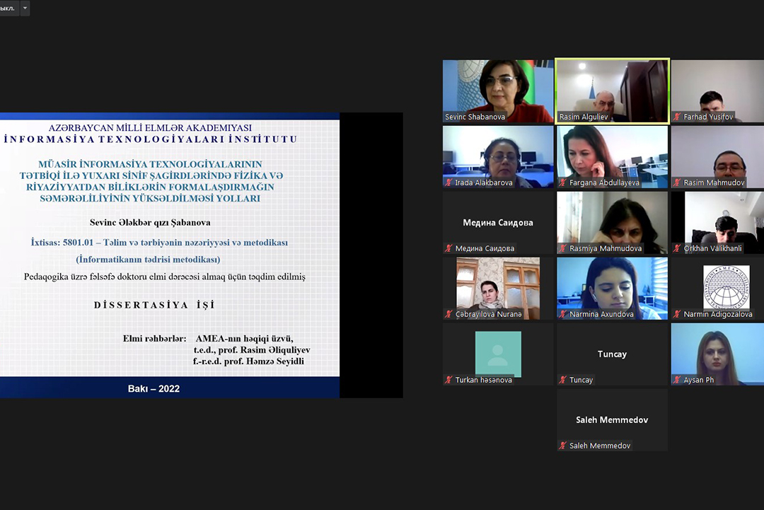 İKT-nin tətbiqi ilə şagirdlərin fizika və riyaziyyatdan biliklərinin formalaşdırılması istiqamətində tədqiqatlar aparılır, Elm və Təhsil Nazirliyi, Elm ve Tehsil Nazirliyi, Azərbaycan Respublikası Elm və Təhsil Nazirliyi, Azerbaycan Respublikasi Elm ve Tehsil Nazirliyi, Elm və Ali Təhsil üzrə Dövlət Agentliyi, Elm və Ali Təhsil, AMEA, Azərbaycan Milli Elmlər Akademiyası, Elmler Akademiyasi, İnformasiya Texnologiyaları İnstitutu, İnformasiya Texnologiyaları, AMEA ITI, AMEA İTİ, İTİ, ITI, ikt.az, ict.az, ict, ikt, www.ict.az, www.ikt.az, Rasim Aliguliyev, Rasim Əliquliyev, RM Əliquliyev, Əliquliyev Rasim, Academician Rasim Aliguliyev