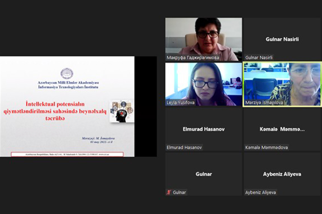 İntellektual potensialın qiymətləndirilməsi sahəsində beynəlxalq təcrübə araşdırılır, Elm və Təhsil Nazirliyi, Elm ve Tehsil Nazirliyi, Azərbaycan Respublikası Elm və Təhsil Nazirliyi, Azerbaycan Respublikasi Elm ve Tehsil Nazirliyi, Elm və Ali Təhsil üzrə Dövlət Agentliyi, Elm və Ali Təhsil, AMEA, Azərbaycan Milli Elmlər Akademiyası, Elmler Akademiyasi, İnformasiya Texnologiyaları İnstitutu, İnformasiya Texnologiyaları, AMEA ITI, AMEA İTİ, İTİ, ITI, ikt.az, ict.az, ict, ikt, www.ict.az, www.ikt.az, Rasim Aliguliyev, Rasim Əliquliyev, RM Əliquliyev, Əliquliyev Rasim, Academician Rasim Aliguliyev