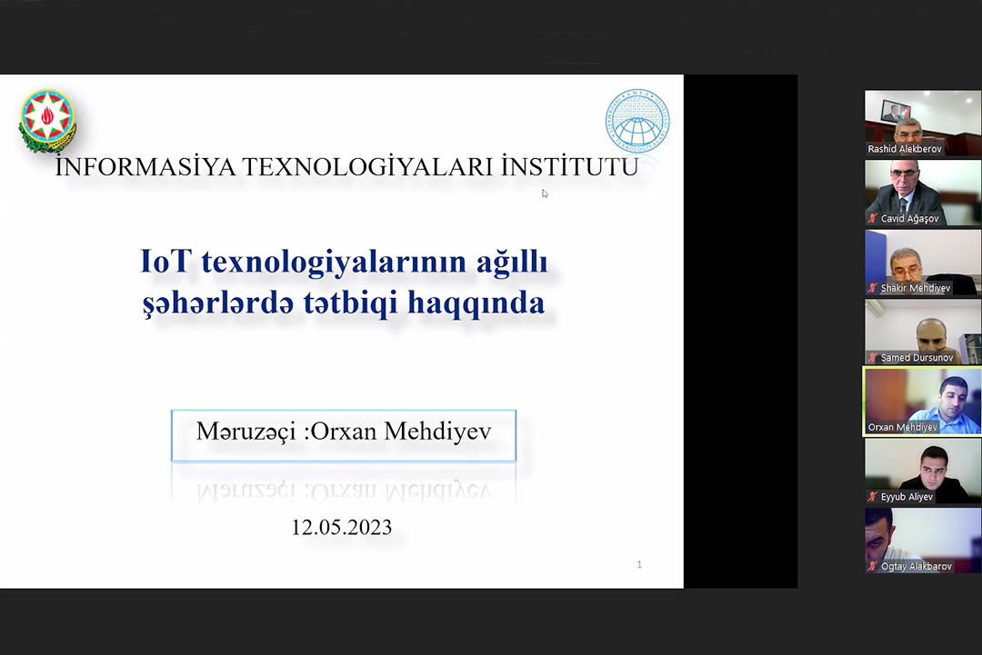 Əşyaların İnterneti texnologiyalarının “ağıllı” şəhərlərdə tətbiqinə dair müzakirələr aparılıb, Elm və Təhsil Nazirliyi, Elm ve Tehsil Nazirliyi, Azərbaycan Respublikası Elm və Təhsil Nazirliyi, Azerbaycan Respublikasi Elm ve Tehsil Nazirliyi, Elm və Ali Təhsil üzrə Dövlət Agentliyi, Elm və Ali Təhsil, AMEA, Azərbaycan Milli Elmlər Akademiyası, Elmler Akademiyasi, İnformasiya Texnologiyaları İnstitutu, İnformasiya Texnologiyaları, AMEA ITI, AMEA İTİ, İTİ, ITI, ikt.az, ict.az, ict, ikt, www.ict.az, www.ikt.az, Rasim Aliguliyev, Rasim Əliquliyev, RM Əliquliyev, Əliquliyev Rasim, Academician Rasim Aliguliyev
