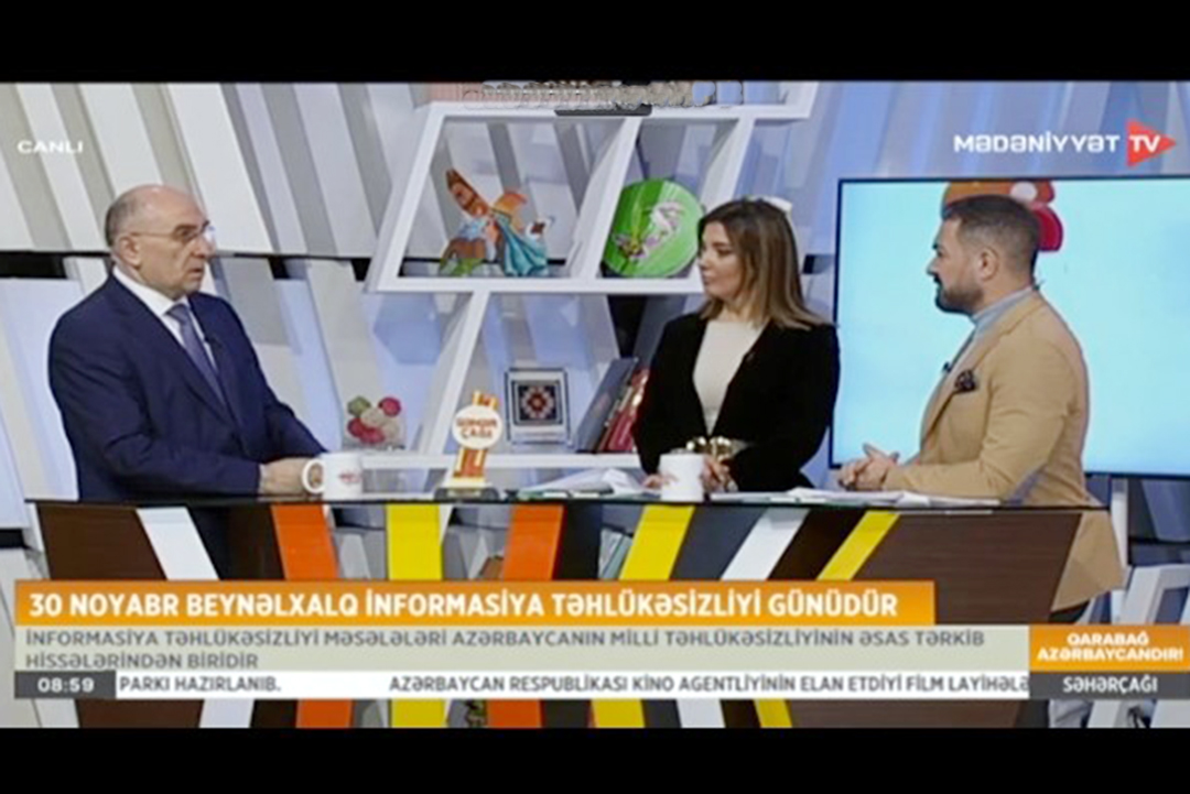 Akademik Rasim Əliquliyev “Mədəniyyət” kanalında çıxış edib