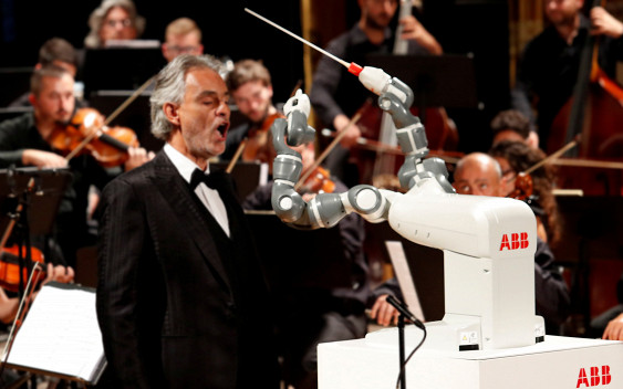 A robot conductor