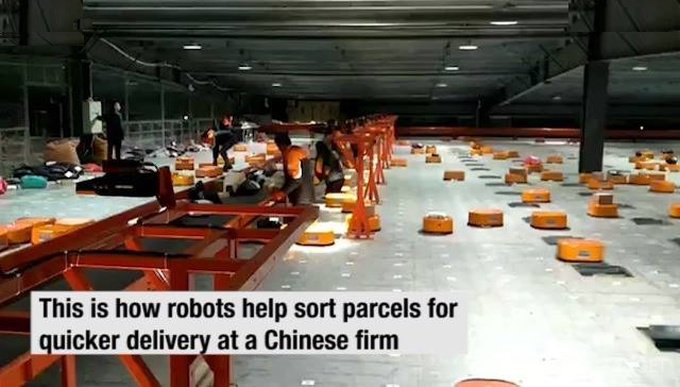 Chinese robots-sorters