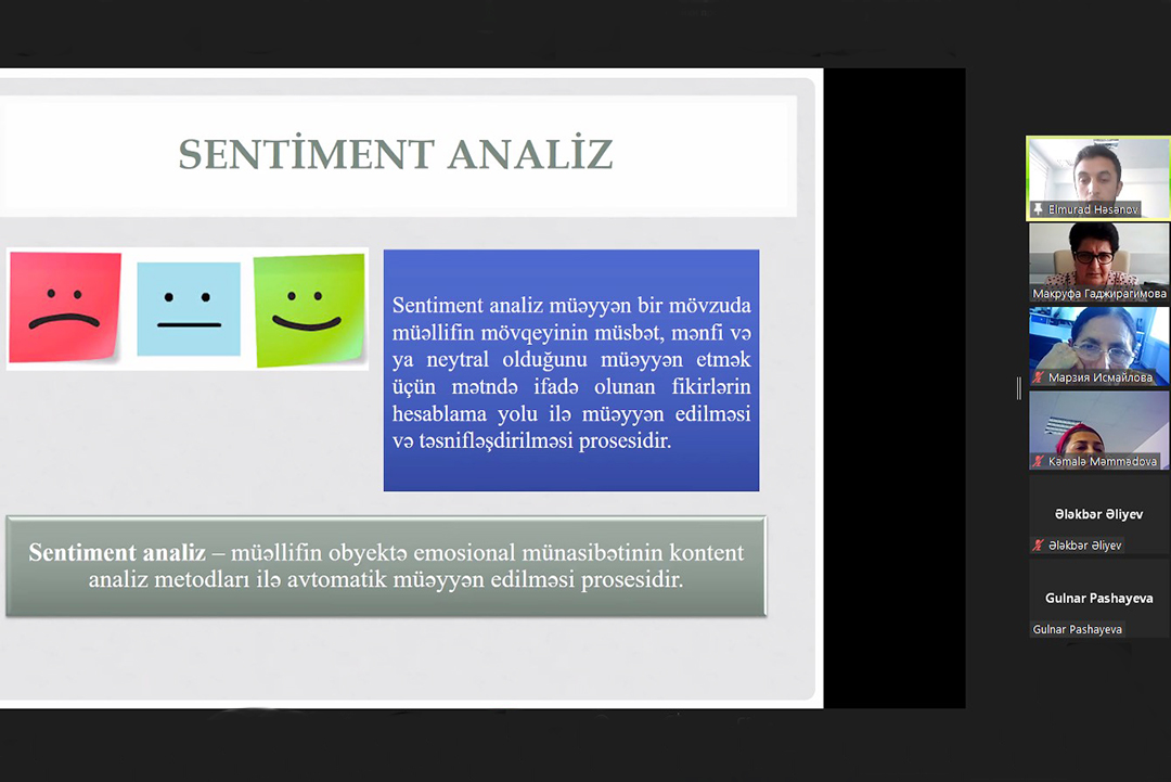 Python mühitində sosial şəbəkə məlumatlarının sentiment analizi ilə bağlı eksperiment aparılıb
