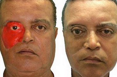 Human face "was published in" with the help of 3D technology