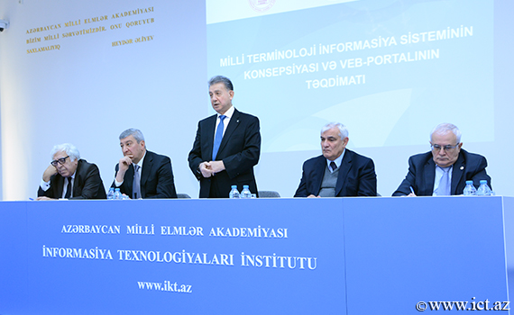 Milli Terminoloji İnformasiya Sisteminin konsepsiyası və veb-portalının təqdimat mərasimi keçirildi, Elm və Təhsil Nazirliyi, Elm ve Tehsil Nazirliyi, Azərbaycan Respublikası Elm və Təhsil Nazirliyi, Azerbaycan Respublikasi Elm ve Tehsil Nazirliyi, Elm və Ali Təhsil üzrə Dövlət Agentliyi, Elm və Ali Təhsil, AMEA, Azərbaycan Milli Elmlər Akademiyası, Elmler Akademiyasi, İnformasiya Texnologiyaları İnstitutu, İnformasiya Texnologiyaları, AMEA ITI, AMEA İTİ, İTİ, ITI, ikt.az, ict.az, ict, ikt, www.ict.az, www.ikt.az, Rasim Aliguliyev, Rasim Əliquliyev, RM Əliquliyev, Əliquliyev Rasim, Academician Rasim Aliguliyev