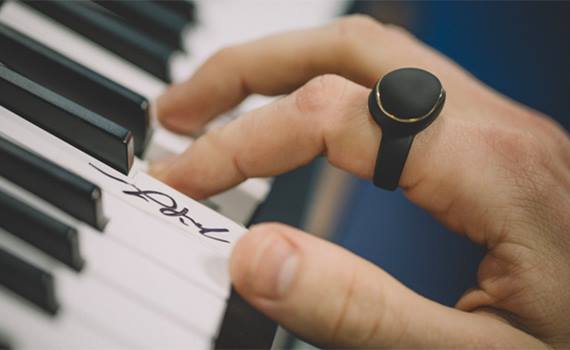 The Enhancia ring turns your gestures into musical effects