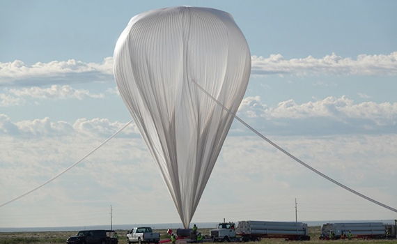 NASA launched a telescope to search for Earth-like planets using a giant balloon