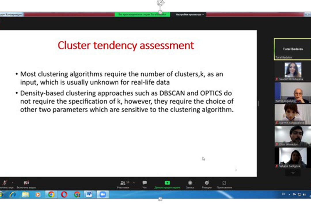 Big Data məlumatlarının klasterləşdirilməsi məsələlərinə həsr olunmuş seminar keçirildi, Elm və Təhsil Nazirliyi, Elm ve Tehsil Nazirliyi, Azərbaycan Respublikası Elm və Təhsil Nazirliyi, Azerbaycan Respublikasi Elm ve Tehsil Nazirliyi, Elm və Ali Təhsil üzrə Dövlət Agentliyi, Elm və Ali Təhsil, AMEA, Azərbaycan Milli Elmlər Akademiyası, Elmler Akademiyasi, İnformasiya Texnologiyaları İnstitutu, İnformasiya Texnologiyaları, AMEA ITI, AMEA İTİ, İTİ, ITI, ikt.az, ict.az, ict, ikt, www.ict.az, www.ikt.az, Rasim Aliguliyev, Rasim Əliquliyev, RM Əliquliyev, Əliquliyev Rasim, Academician Rasim Aliguliyev