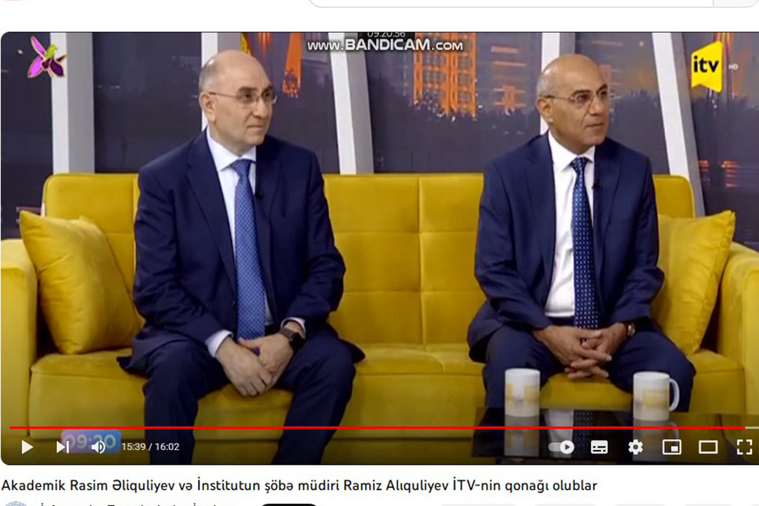 Akademik Rasim Əliquliyev və AMEA-nın müxbir üzvü Ramiz Alıquliyev İctimai TV-nin qonağı olublar