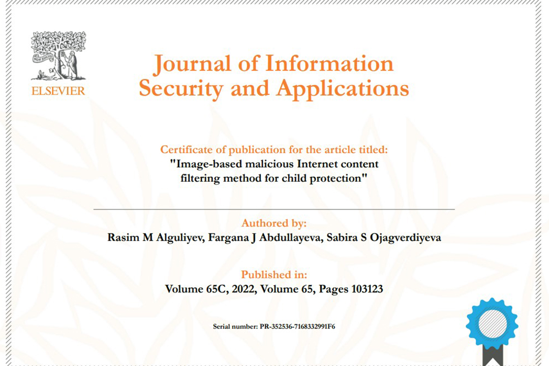 Nüfuzlu jurnalın redaksiya heyəti Azərbaycan alimlərinin fəaliyyətini yüksək qiymətləndirib, Elm və Təhsil Nazirliyi, Elm ve Tehsil Nazirliyi, Azərbaycan Respublikası Elm və Təhsil Nazirliyi, Azerbaycan Respublikasi Elm ve Tehsil Nazirliyi, Elm və Ali Təhsil üzrə Dövlət Agentliyi, Elm və Ali Təhsil, AMEA, Azərbaycan Milli Elmlər Akademiyası, Elmler Akademiyasi, İnformasiya Texnologiyaları İnstitutu, İnformasiya Texnologiyaları, AMEA ITI, AMEA İTİ, İTİ, ITI, ikt.az, ict.az, ict, ikt, www.ict.az, www.ikt.az, Rasim Aliguliyev, Rasim Əliquliyev, RM Əliquliyev, Əliquliyev Rasim, Academician Rasim Aliguliyev