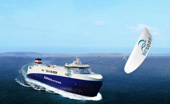 Smart sails from Airbus will help less to pollute the ocean