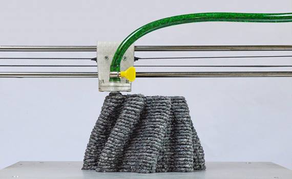 A 3D printer that uses a paper mascara instead of a plastic