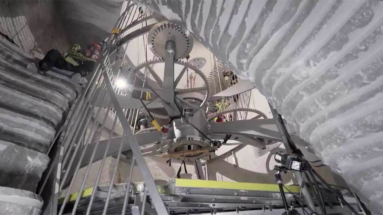 The installation of the "eternal" clock began, which will last 10,000 years