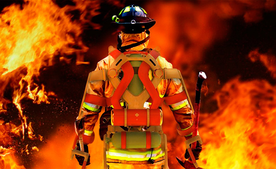 Для пожарных разработана специальная одежда с регуляторами