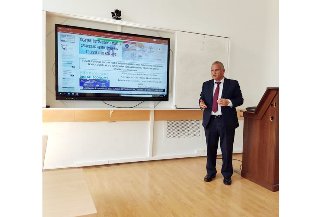 Dosent Əlövsət Əliyev rəqəmsal iqtisadiyyat üzrə beynəlxalq konfransda məruzə ilə çıxış edib, Elm və Təhsil Nazirliyi, Elm ve Tehsil Nazirliyi, Azərbaycan Respublikası Elm və Təhsil Nazirliyi, Azerbaycan Respublikasi Elm ve Tehsil Nazirliyi, Elm və Ali Təhsil üzrə Dövlət Agentliyi, Elm və Ali Təhsil, AMEA, Azərbaycan Milli Elmlər Akademiyası, Elmler Akademiyasi, İnformasiya Texnologiyaları İnstitutu, İnformasiya Texnologiyaları, AMEA ITI, AMEA İTİ, İTİ, ITI, ikt.az, ict.az, ict, ikt, www.ict.az, www.ikt.az, Rasim Aliguliyev, Rasim Əliquliyev, RM Əliquliyev, Əliquliyev Rasim, Academician Rasim Aliguliyev